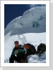09/2014: Unterhalb eines Séracs zwischen Lager 1 und 2 / Cho Oyu Expedition (8201 m)