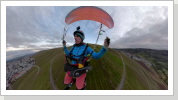 12/2019: Mini-Paraglider-Flug mit Landkiteskates (3 Riesen/Mühlenberg)